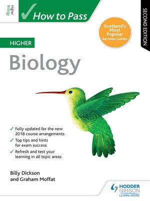 cover image of How to Pass Higher Biology
